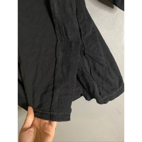 Donna Karan Sleepwear Black Cowl Neck Soft Sleep Shirt Women's Size L/XL - Picture 5 of 7